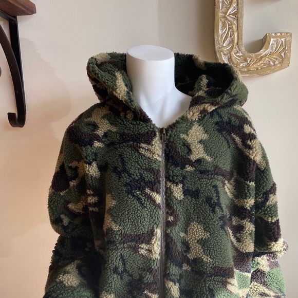 camo teddy bear jacket